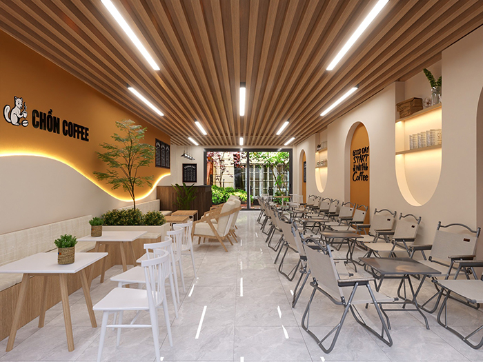 Thiết kế nội thất quán cafe