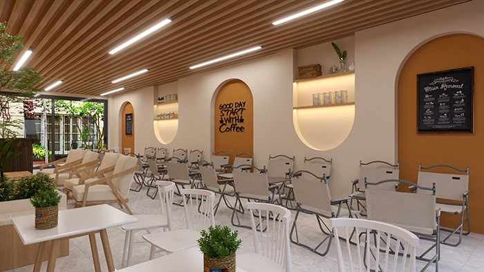 Thiết kế nội thất quán cafe