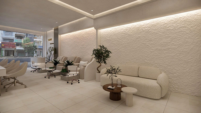 thiết kế nội thất tiệm nail quận 6