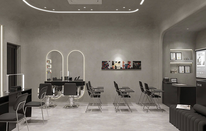 thiết kế tiệm nail kim