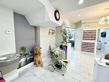 thiết kế tiệm nail