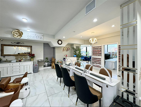 thiết kế tiệm nail