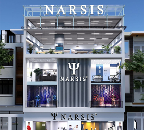 bảng hiệu shop thời trang NARIS