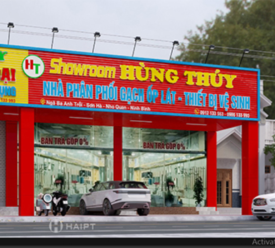 bảng hiệu quảng cáo gạch men